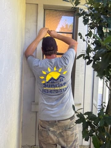 Recent impact door installation Lakeland FL